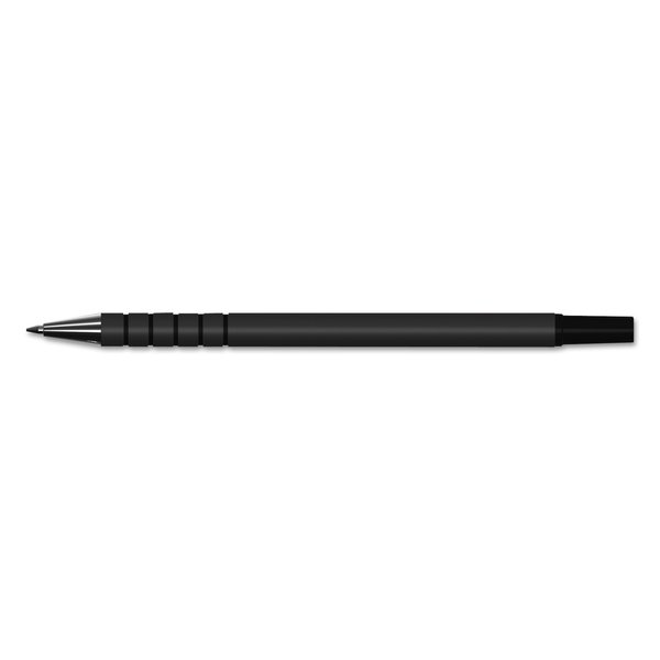 Universal Replacement Stick Ballpoint Counter Pen, Medium 1mm, Black, PK6 UNV15626